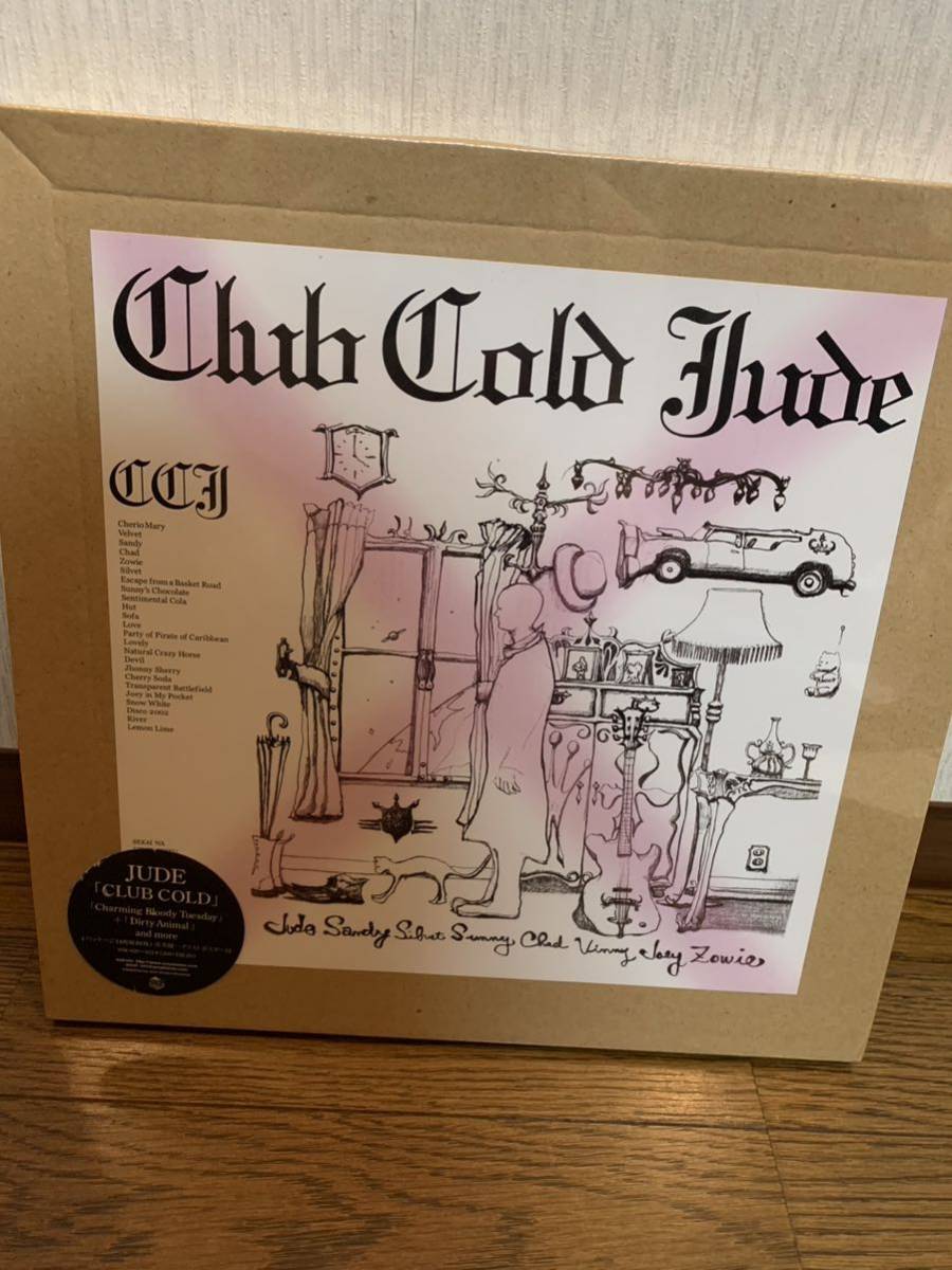 【LP盤】JUDE/ユダ CLUB COLD SSR20 【浅井健一イラストポスター付】未使用_画像1