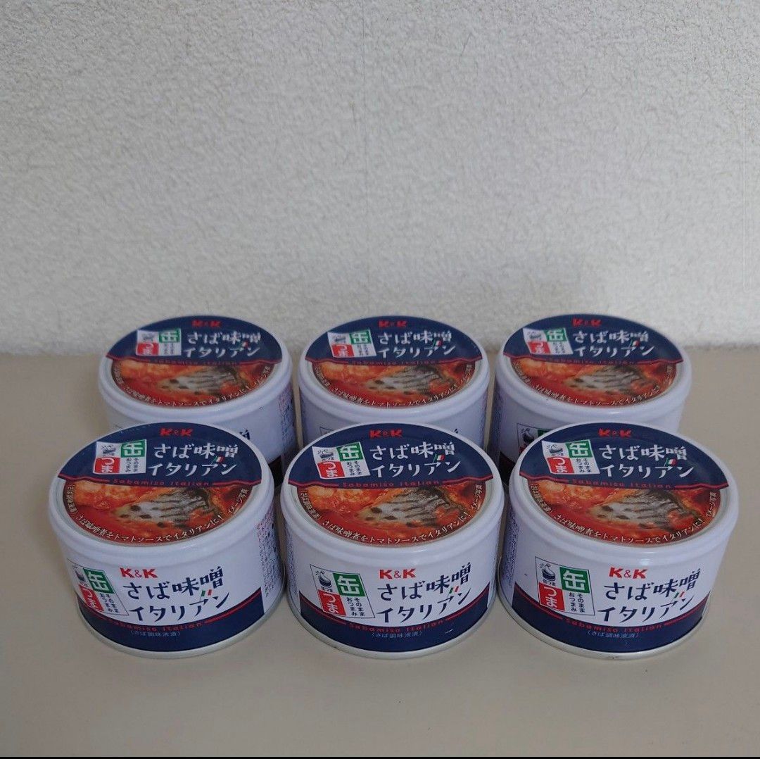 国分 K＆K 缶つま さば味噌イタリアン150g×６缶