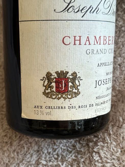 ジョセフ ドルーアン シャンベルタン グラン クリュ Joseph Drouhin CHAMBERTIN GRAND CRU 1987_画像3