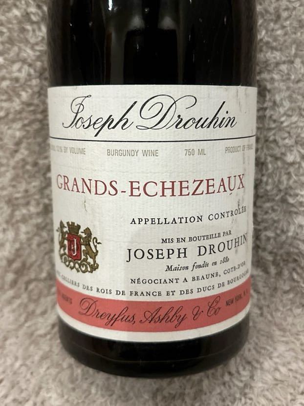 ジョセフ ドルーアン グラン エシェゾー Joseph Drouhin GRANDS ECHEZEAUX 1978_画像2