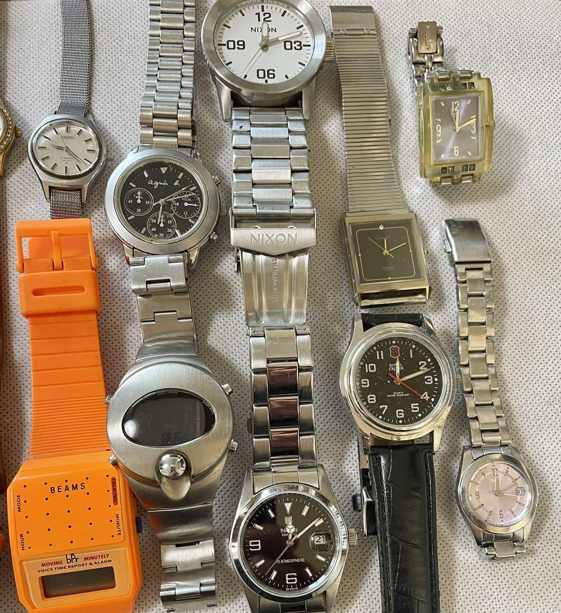 腕時計 セイコー オリエント 含む ブランド腕時計 大量 まとめ 1Kg 可動品あり ジャンク扱い 激安一円スタート_画像3