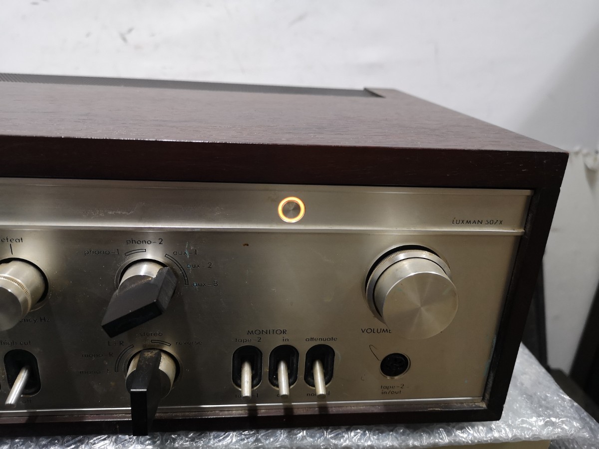 LUXMAN SQ-507X プリメインアンプ ジャンク_画像3