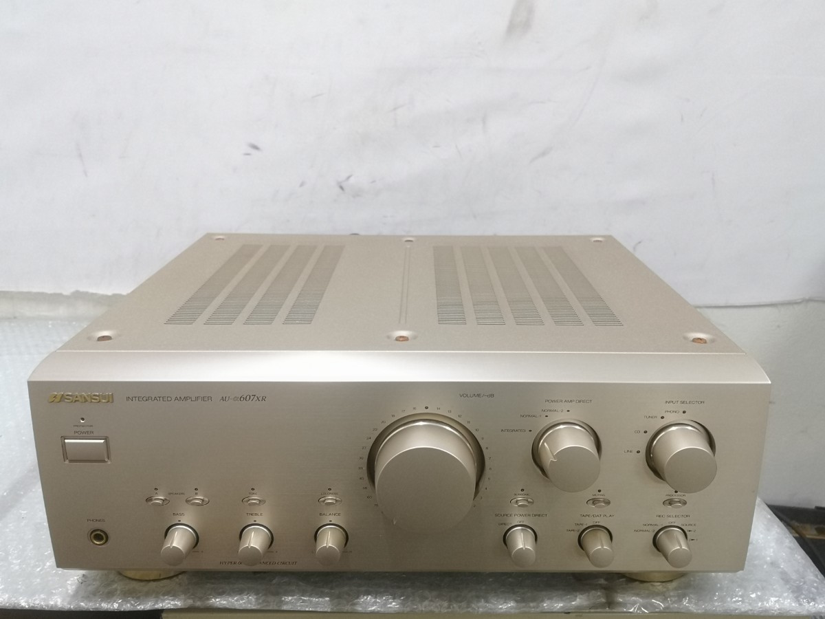 SANSUI AU-α607XR pre-main amplifier used beautiful 022