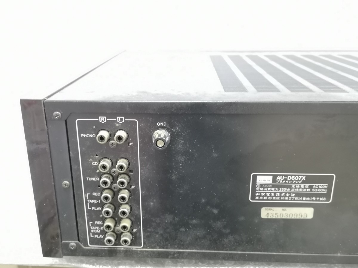 Bibian 比比昂- SANSUI AU-D607X プリメインアンプジャンク音 Bibian 比比昂- SANSUI AU-D607X プリメインアンプジャンク音