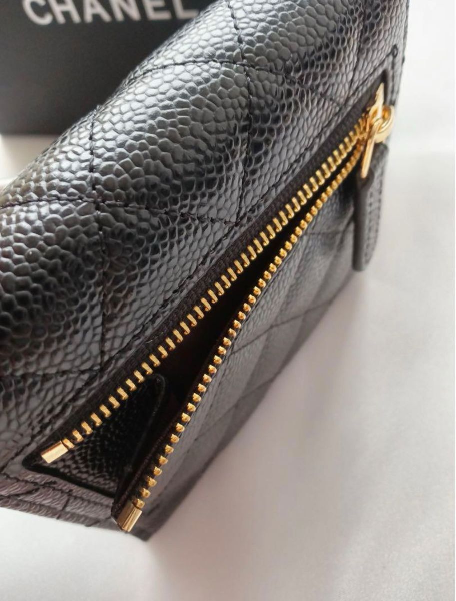 CHANEL キャビアスキン 三つ折り財布|Yahoo!フリマ(旧PayPay CHANEL キャビアスキン 三つ折り財布|Yahoo!フリマ(旧PayPay