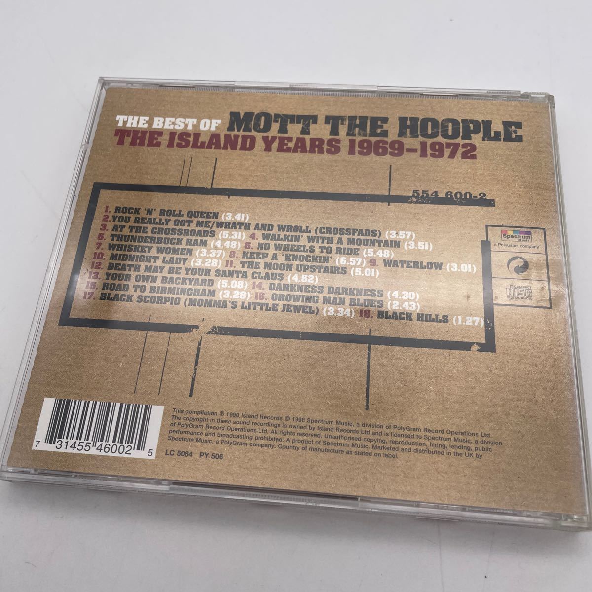 【UK盤】モット・ザ・フープル/The Best of Mott The Hoople/The Island Years 1969-1972/CD_画像2