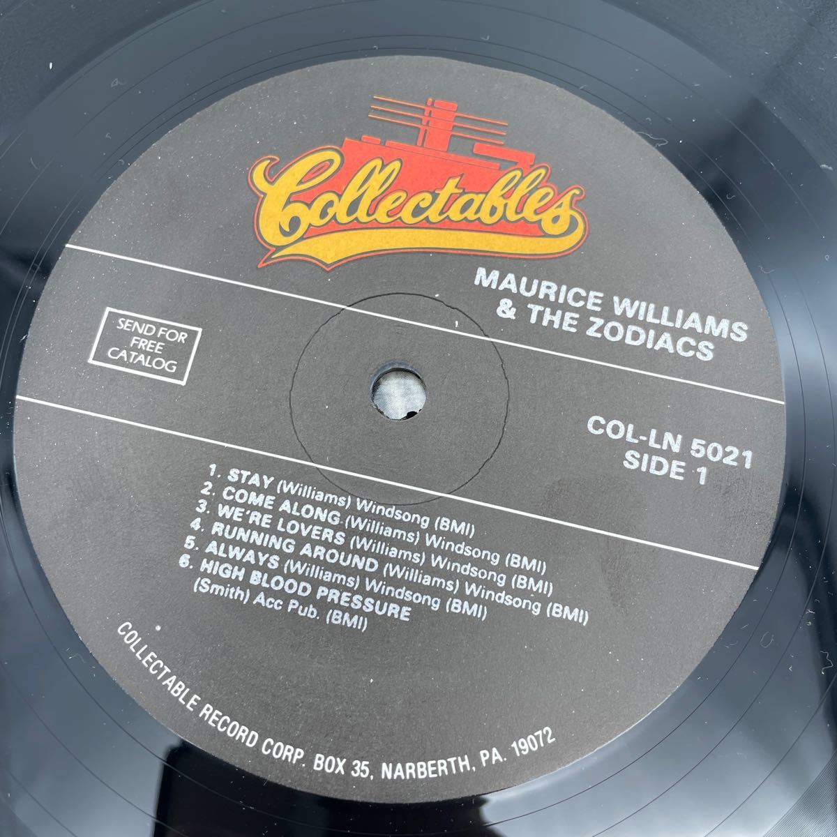 【US盤】The Best of Maurice Williams& The Zodiacs/レコード/LP/ドゥーワップ_画像3