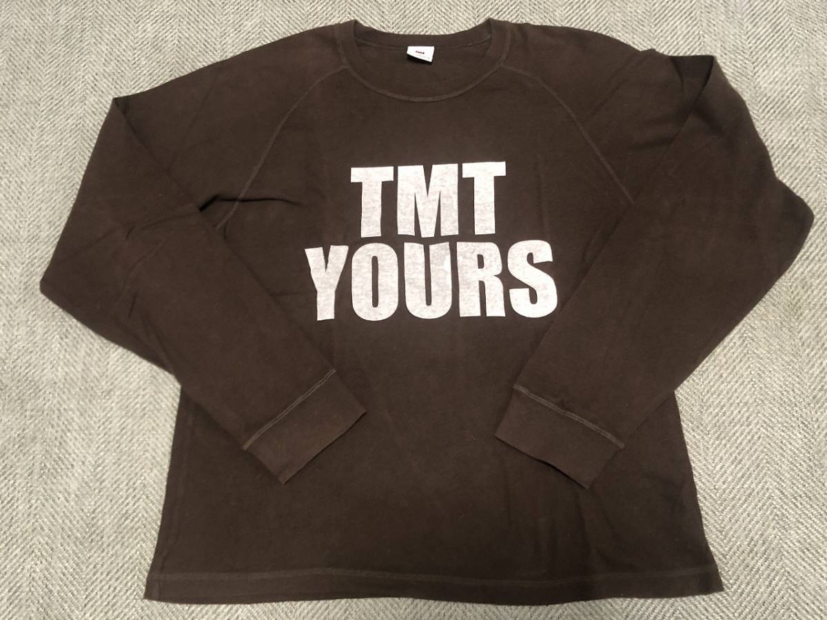 TMT ティーエムティー 長袖 Tシャツ M ブラウン スウェット BIG3 YOURS_画像1