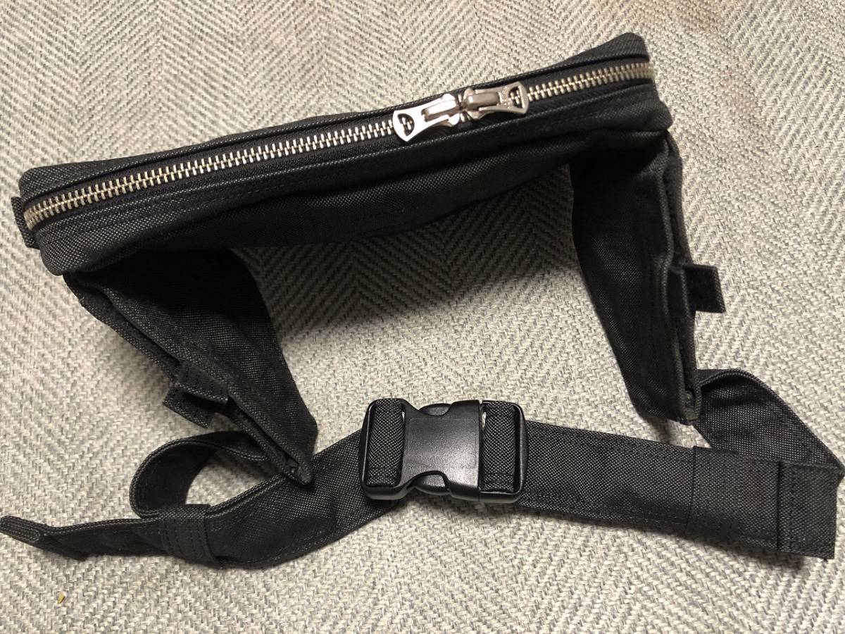 PORTER ポーター スモーキー ウエストバッグ 黒 ブラック SMOKY WAIST BAG fnm_画像5