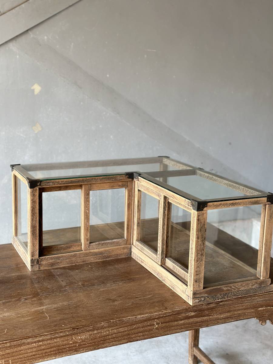  glass shelves showcase antique furniture Vintage furniture old tree old material display shelf display old tool old furniture interior peeling off desk 