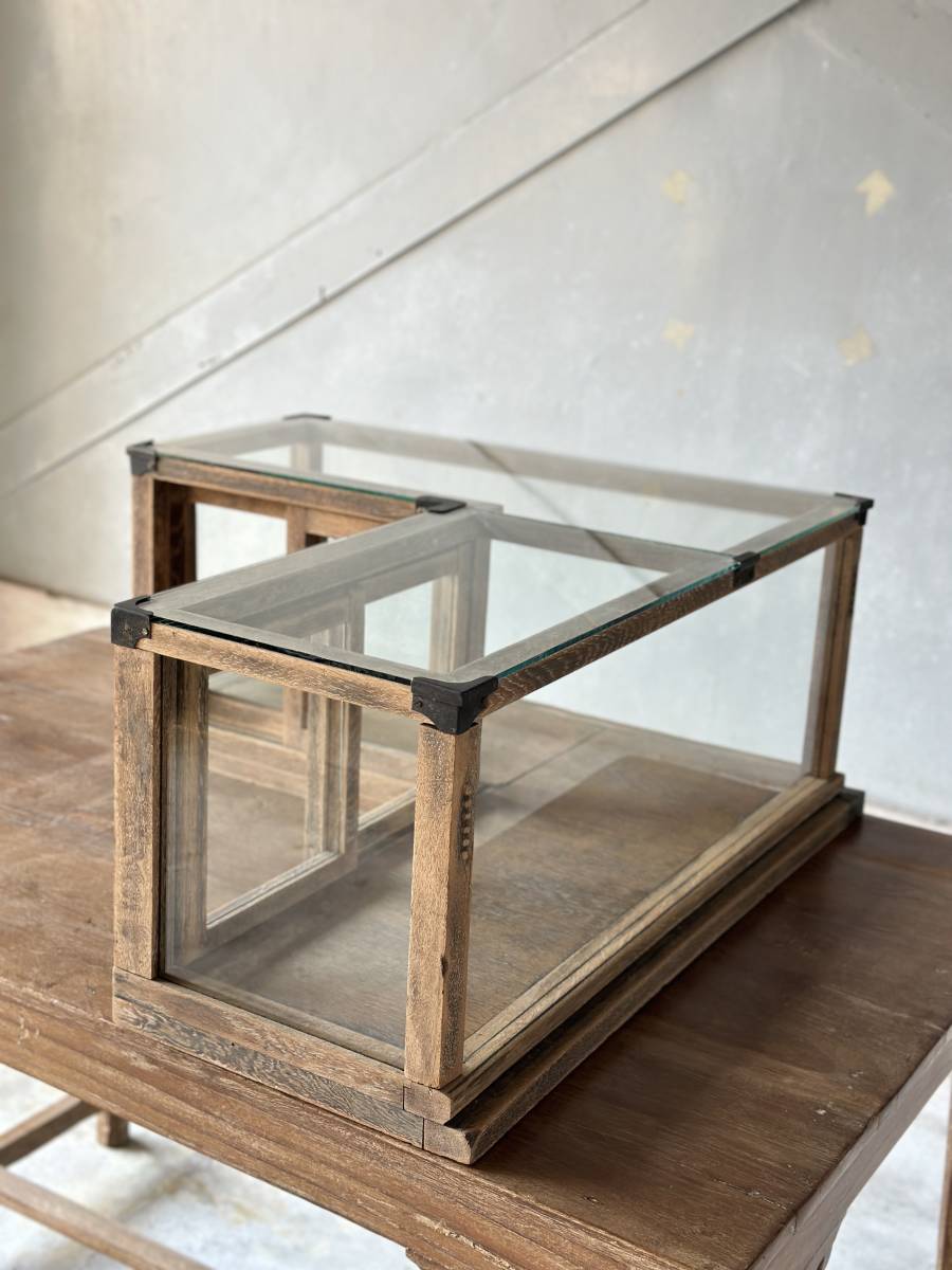  glass shelves showcase antique furniture Vintage furniture old tree old material display shelf display old tool old furniture interior peeling off desk 