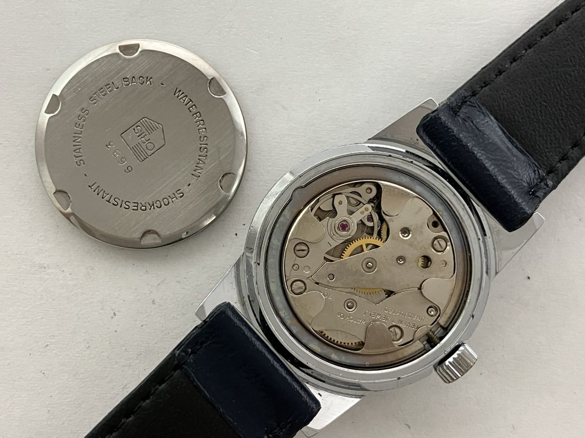 オリス ORIS 腕時計 アンティーク 機械式 動作品 6683 手巻き ボーイズサイズ_画像3