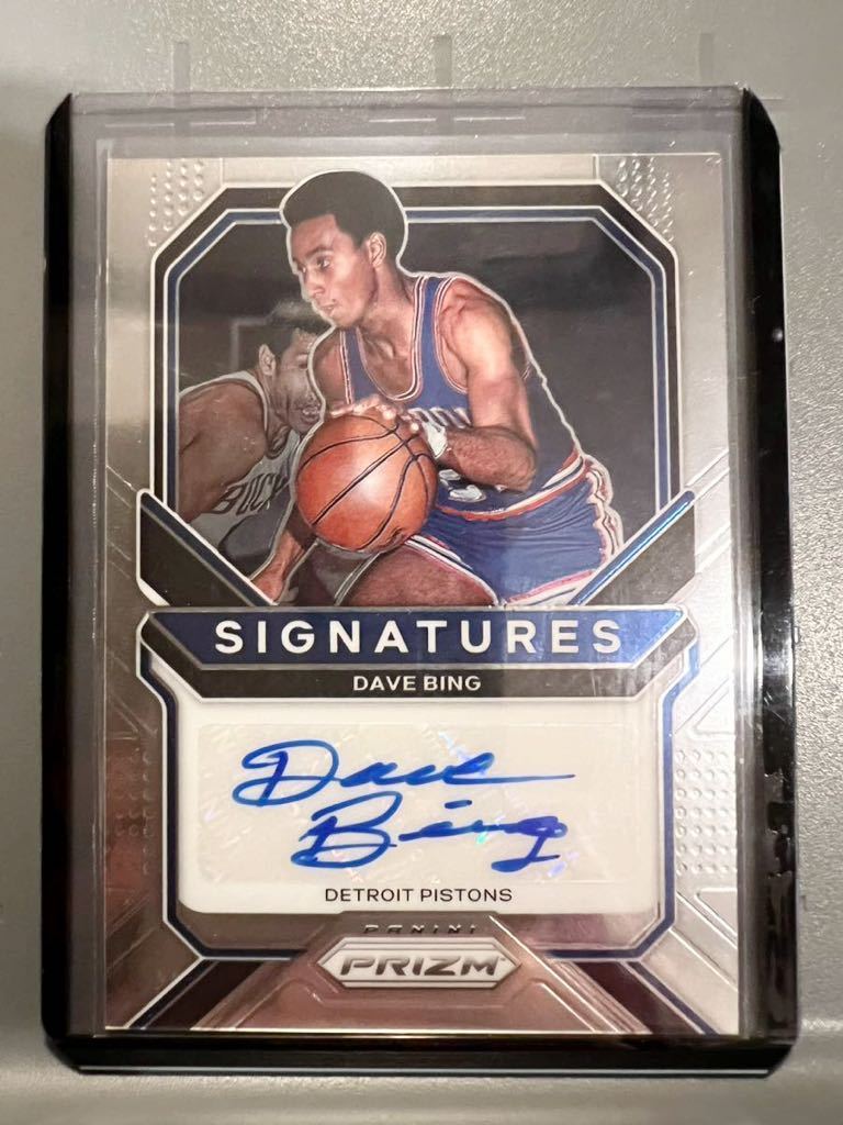 レアThe 50th 75th HOF MVP 新人王 得点王 Auto 20 Panini Prizm Dave Bing デイブ・ビン NBA 直筆 サイン バスケ Pistons All-star 元市長