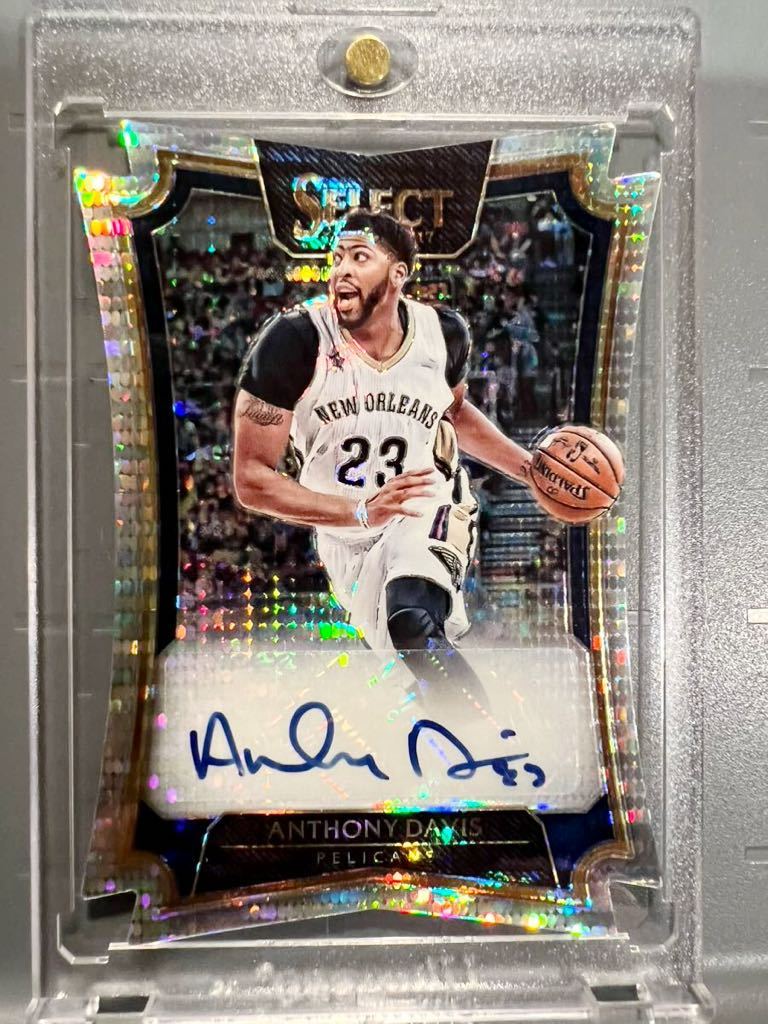 35シリ Die-cut Prizm Auto 16 Panini Anthony Davis アンソニー・デイビス NBA サイン バスケ Lakers レイカーズ 優勝 All-Star MVP 75th