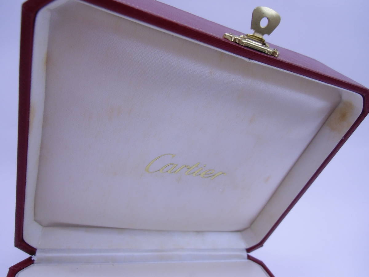 カルティエ Cartier 時計用 空箱 ボックス ワインレッド ボルドー _画像5