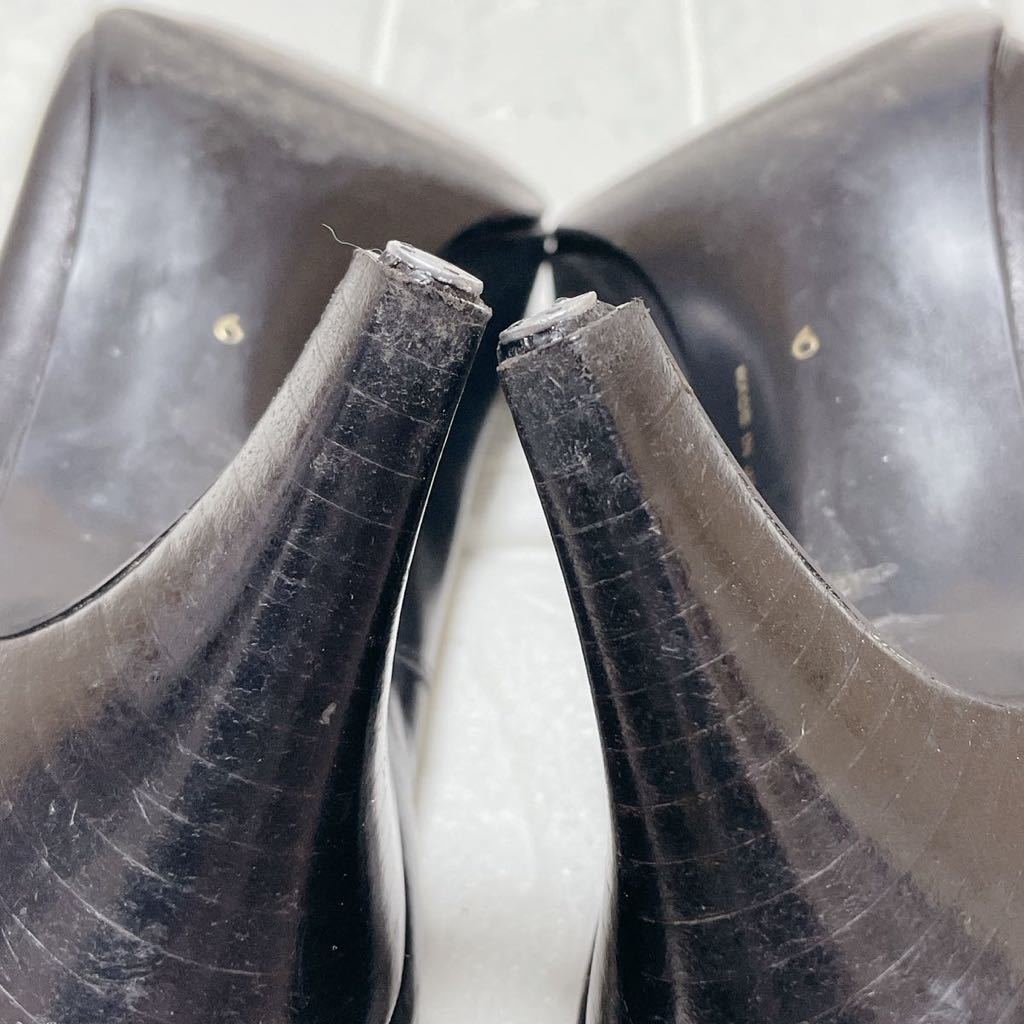 LANVIN ランバン　パンプス　サイズ6　23.5cm　ブラック　黒　日本製　シューズ　靴　ヒール　ミュール　レディース_画像9