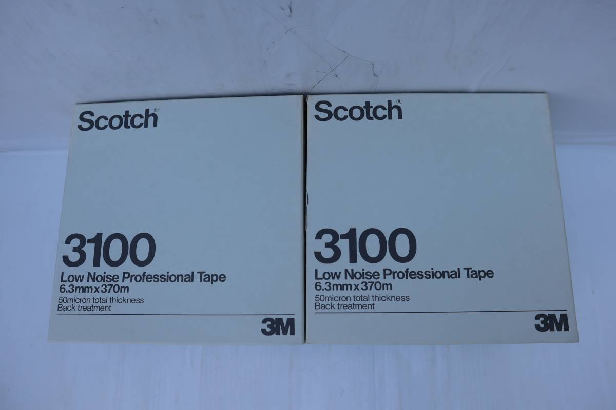 E6108 Y L 【12点セット】スコッチ Scotch 3100 Low Noise Professional Tape 6.3mm×370m オープンリールテープ_画像2