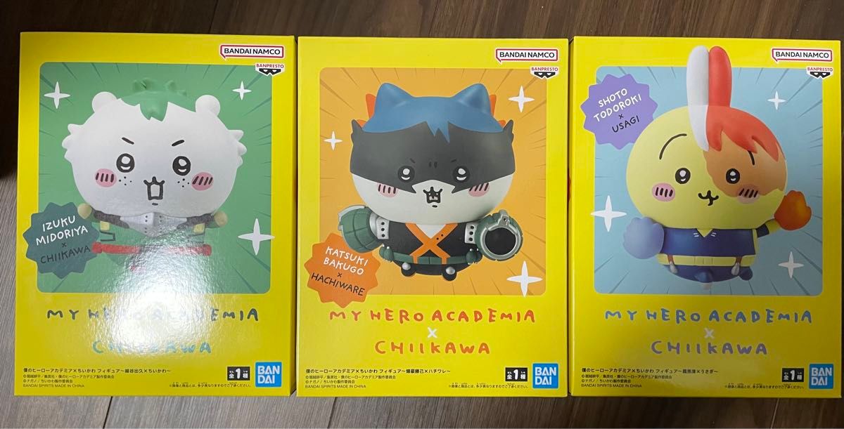 ヒロアカ ちいかわ コラボフィギュア3種セット|Yahoo!フリマ ヒロアカ ちいかわ コラボフィギュア3種セット|Yahoo!フリマ