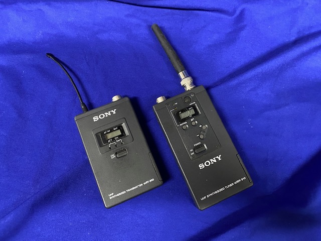 SONY放送業務用ワイヤレス　WRT-820/ WRR-810セット【中古・現状品】_画像1