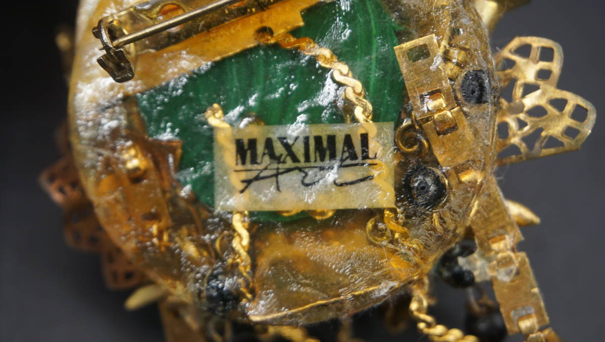 MAXIMAL Art brooch accessory * postage 220 jpy (KQ6192