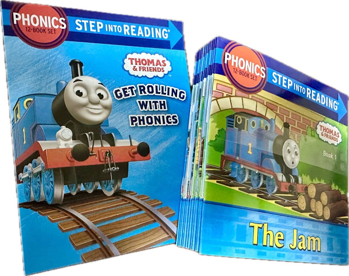 機関車トーマス　Thomas and friends Phoics 英語絵本　 ディズニー　step into reading 