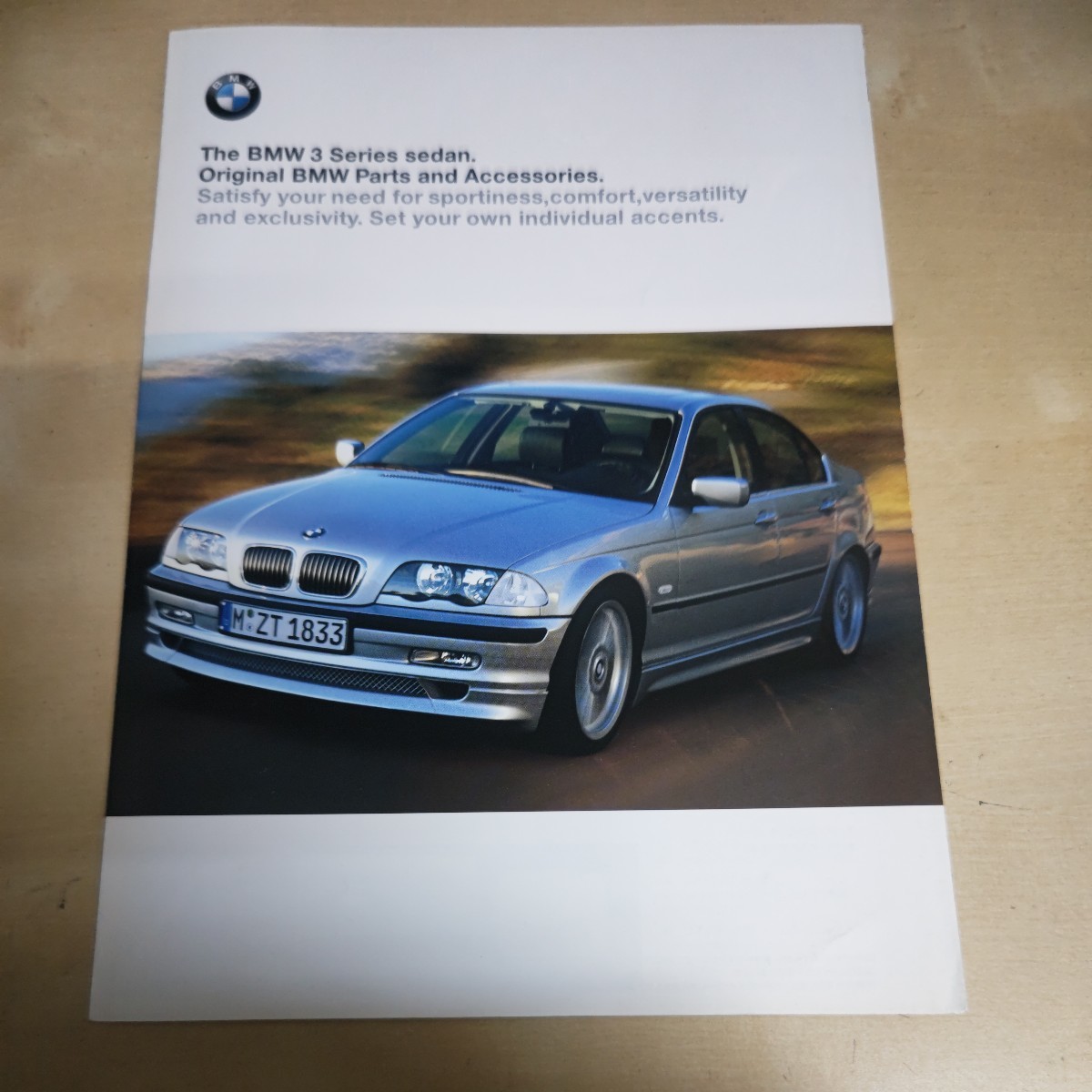 【新品】BMW 3シリーズ アクセサリーカタログ E46 ディーラー物 希少 名車の画像2