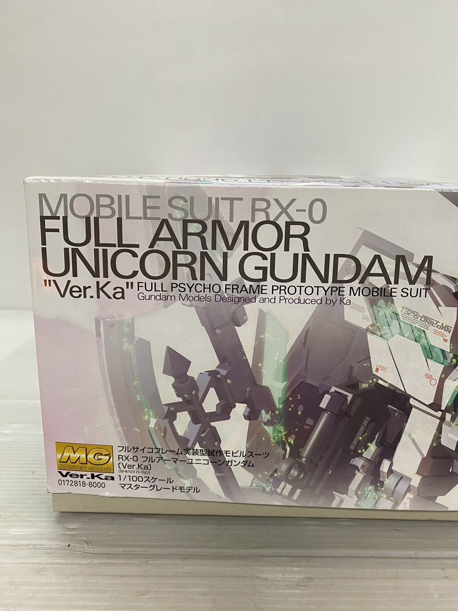 1-153 未組み立て ガンプラ RX-O フルアーマー ユニコーンガンダム Ver.ka 機動戦士ガンダムUC MG 1/100 直接引き取り可_画像9