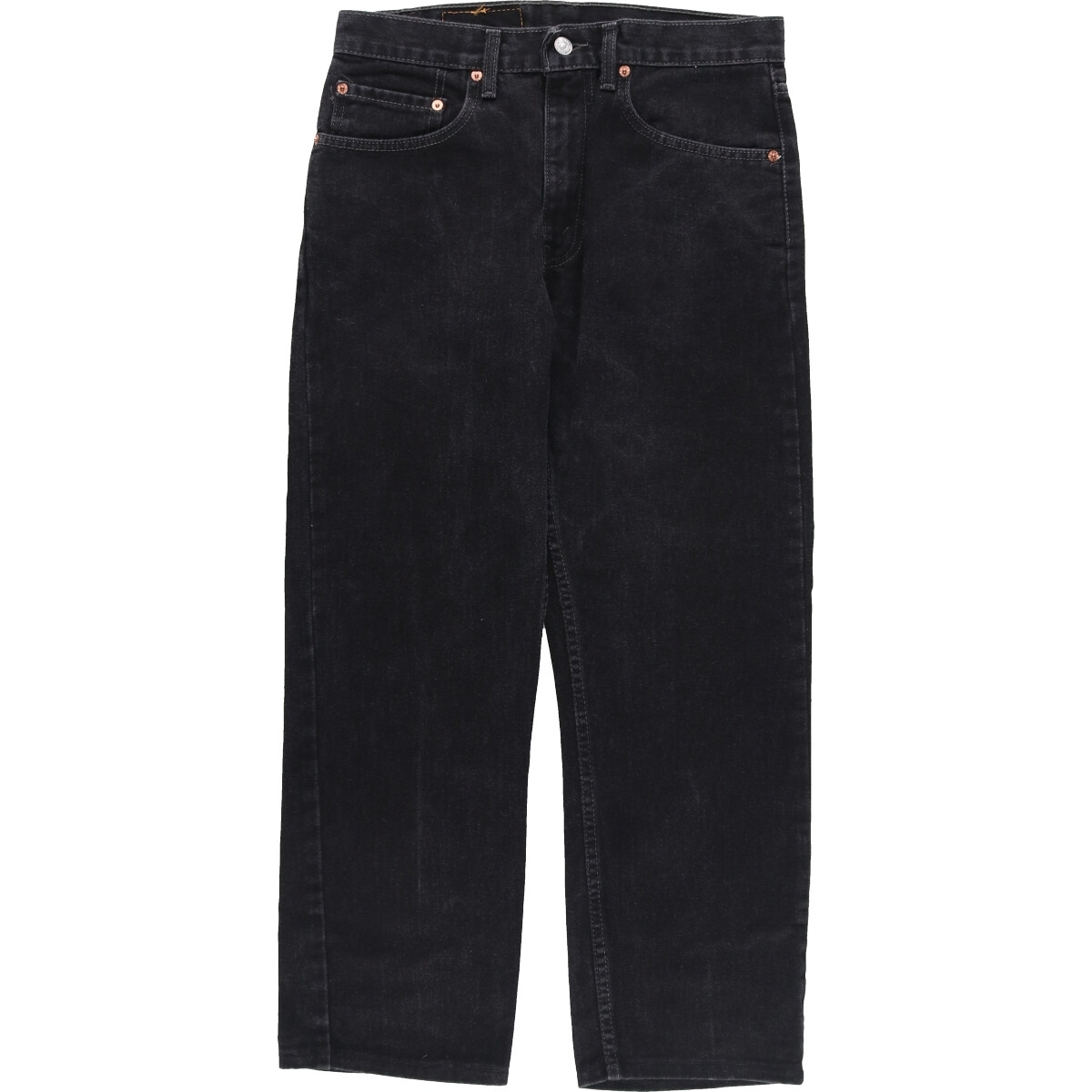 古着 リーバイス Levi's 505 REGULAR FIT STRAIGHT LEG ブラックデニム テーパードデニムパンツ カナダ製 メンズw31 /eaa397936