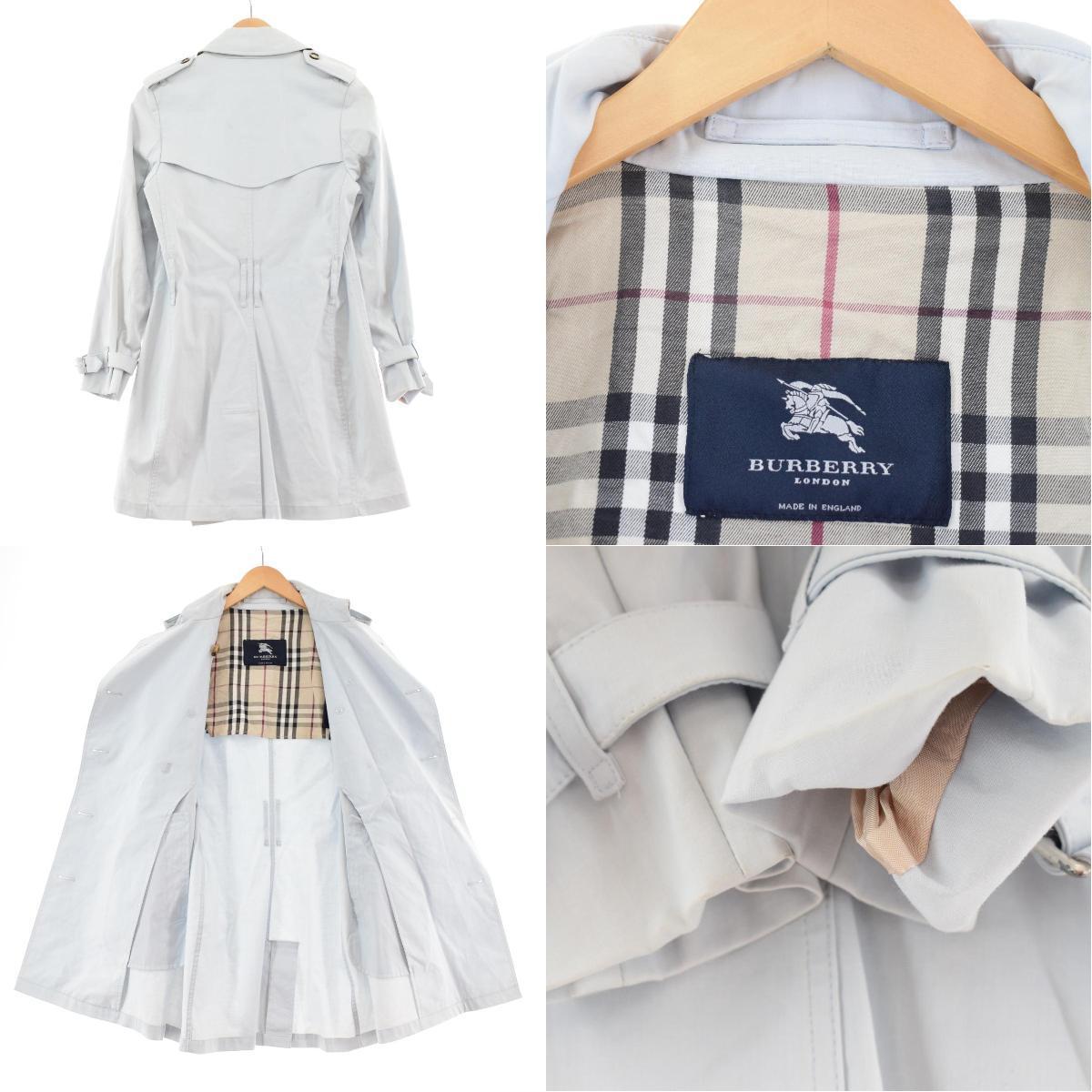  б/у одежда Burberry Burberry\'s BURBERRY LONDON тренчкот Британия производства женский XS /eaa223914 [LP2311]