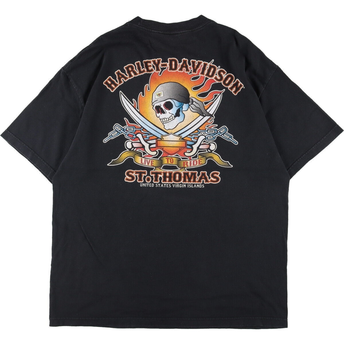 古着 ハーレーダビッドソン Harley-Davidson 両面プリント モーターサイクル バイクTシャツ メンズXL /eaa332336_画像2