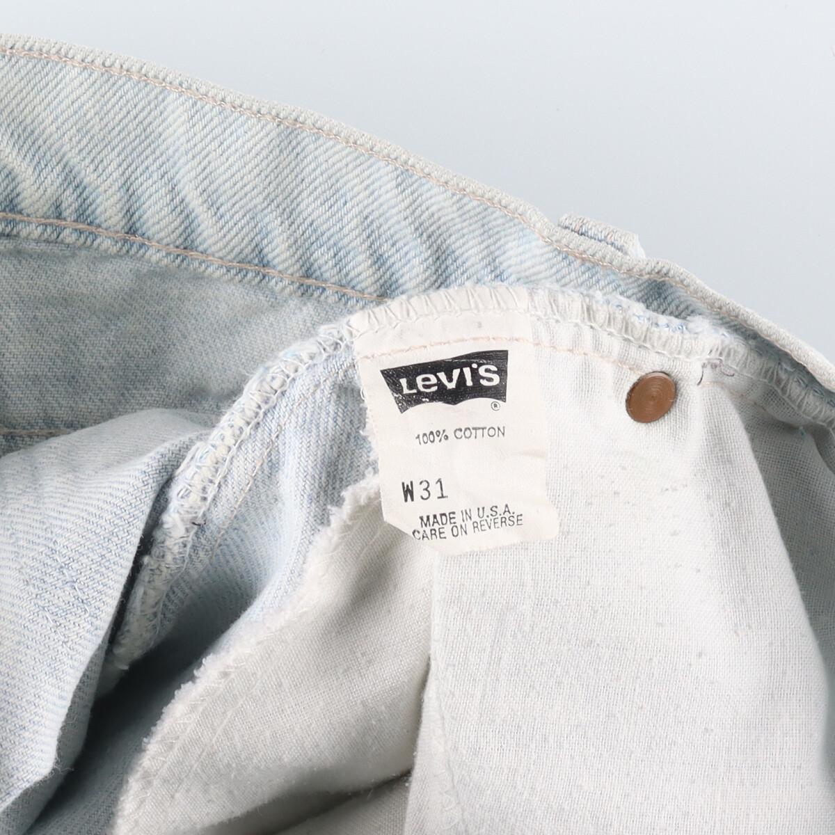 古着 リーバイス Levi's 550 カットオフジーンズ デニムショートパンツ USA製 メンズw31 /eaa264380 【LP2311】_画像3