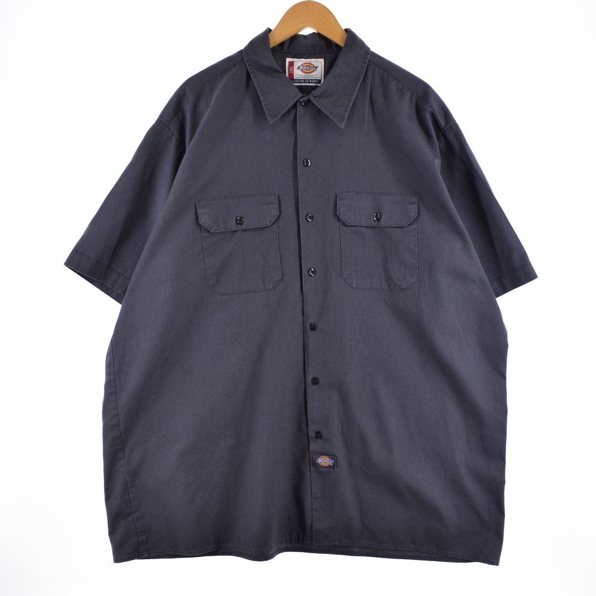 古着 ビッグサイズ ディッキーズ Dickies 半袖 ワークシャツ メンズXXXL /eaa331121 【LP2311】_画像1