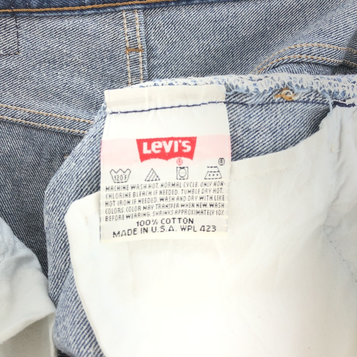 古着 90年代 リーバイス Levi's リーバイス501 ストレートデニムパンツ USA製 メンズw32 ヴィンテージ /taa002819_画像3