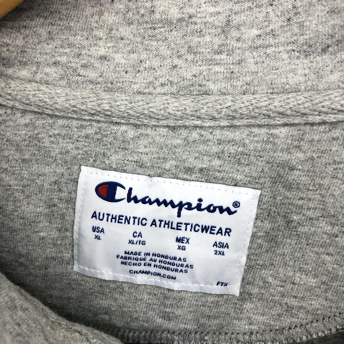 古着 チャンピオン Champion ハーフジップスウェットシャツ トレーナー メンズXL /taa003063_画像3