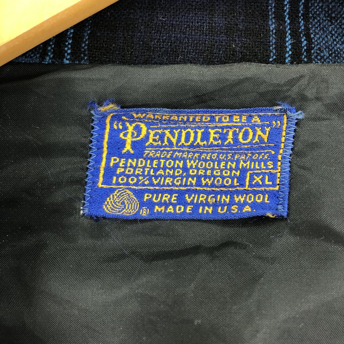 古着 70年代 ペンドルトン PENDLETON オンブレチェック イージージャケット テーラードジャケット USA製 メンズXL /eaa384749_画像3
