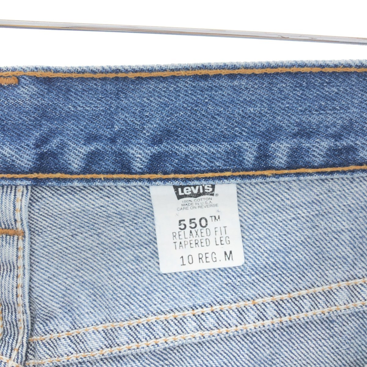  old clothes 90 period Levi's Levi\'s 550 LOOSE FIT TAPERED LEG tapered Denim pants USA made lady's L(w30) Vintage /taa003294