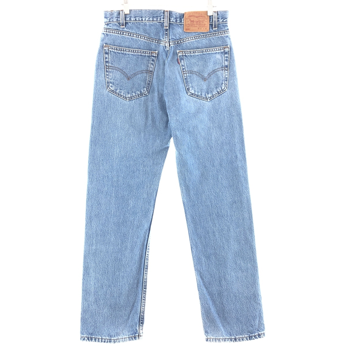 古着 00年代 リーバイス Levi's 505 REGULAR FIT STRAIGHT LEG テーパードデニムパンツ USA製 メンズw32 /taa003994_画像2