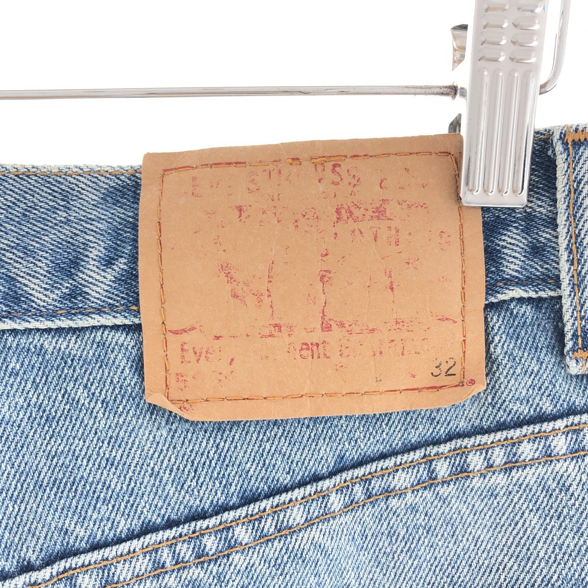 古着 00年代 リーバイス Levi's 505 REGULAR FIT STRAIGHT LEG テーパードデニムパンツ USA製 メンズw32 /taa003210_画像4