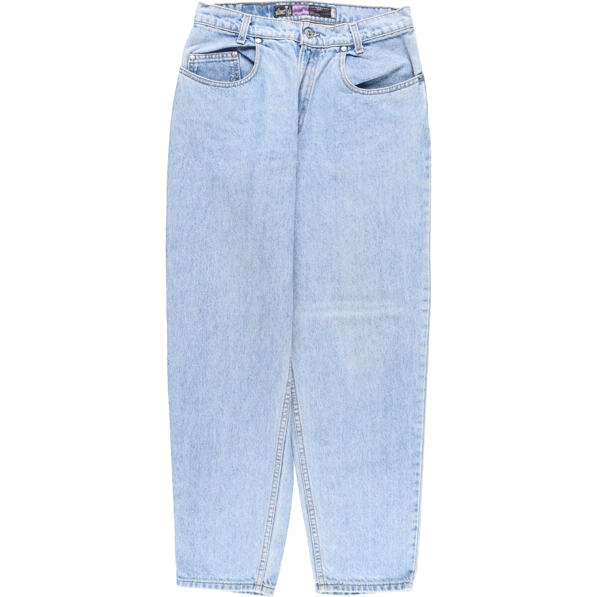 古着 90年代 リーバイス Levi's シルバータブ BAGGY バギー テーパードデニムパンツ USA製 レディースL(w30) ヴィンテージ /eaa405414