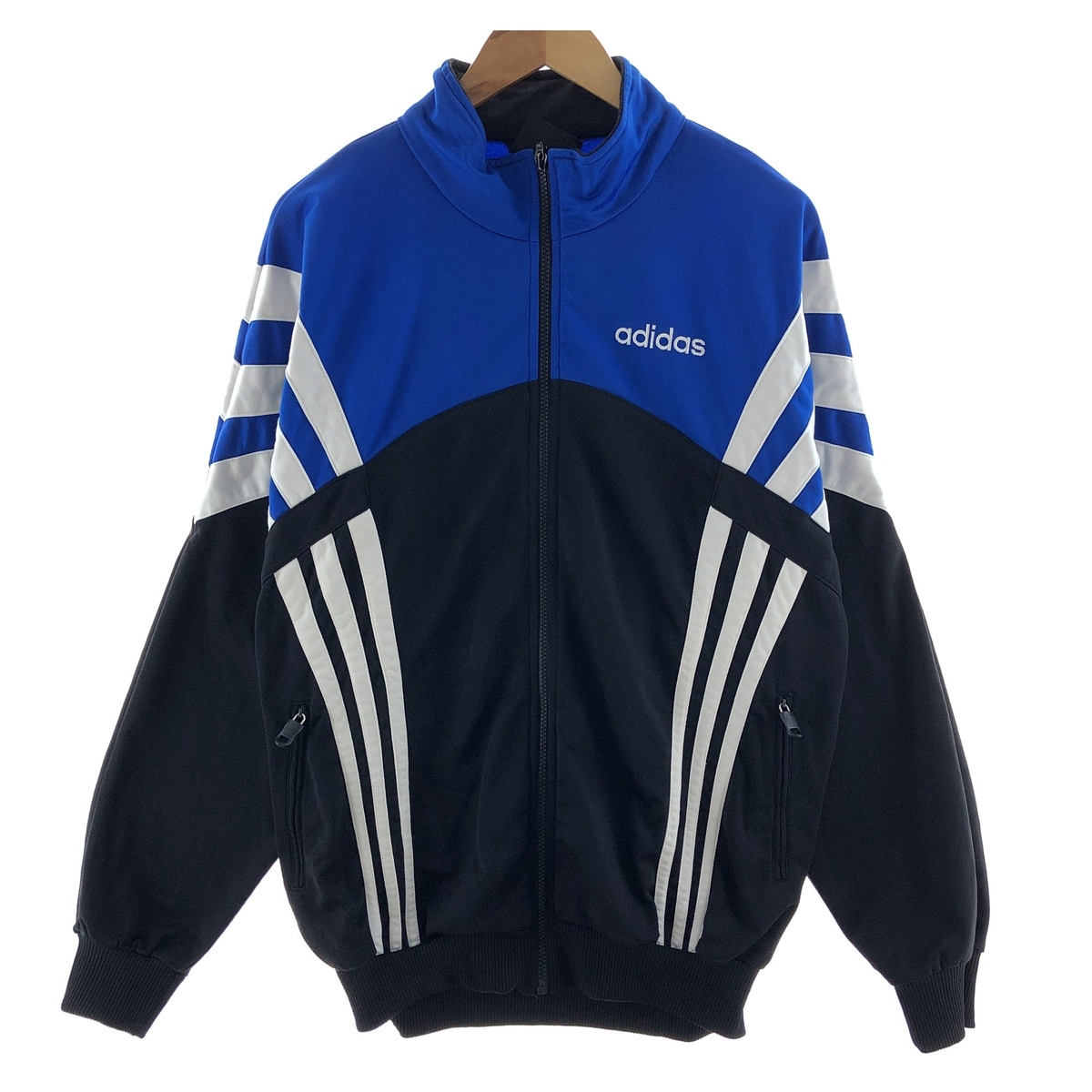 古着 80年代 アディダス adidas ジャージ トラックジャケット メンズL ヴィンテージ /eaa380615_画像1