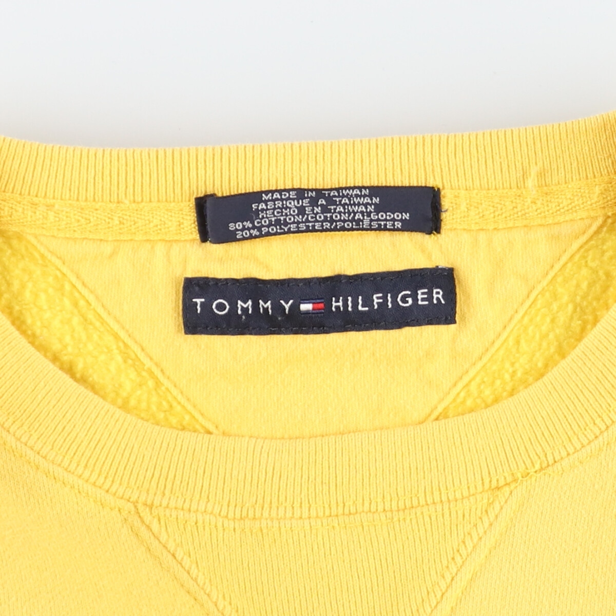 古着 トミーヒルフィガー TOMMY HILFIGER ワンポイントロゴスウェットシャツ トレーナー メンズXL /eaa406389_画像3