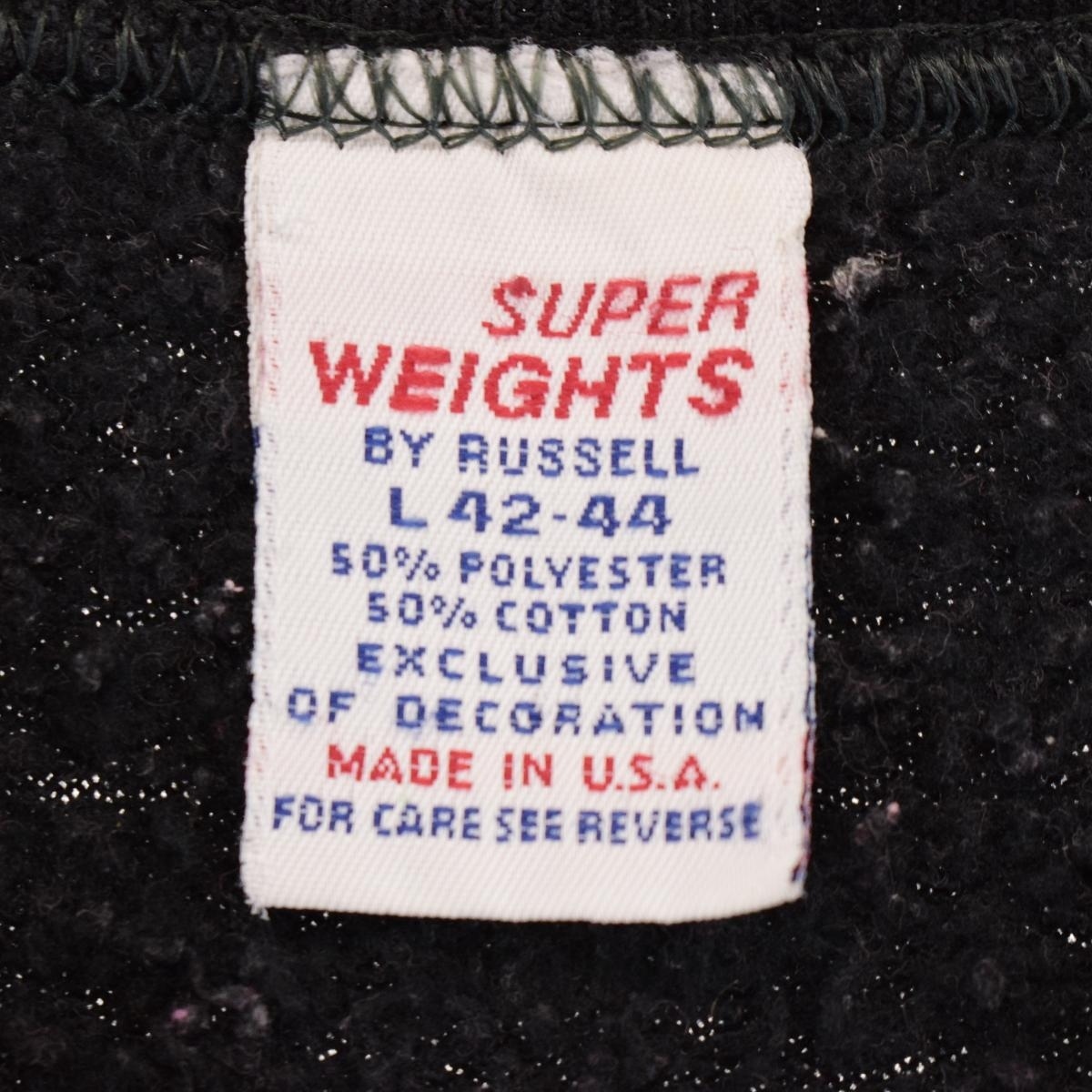 古着 90年代 ラッセル Russell SUPER SWEATS プリントスウェットシャツ トレーナー USA製 メンズL ヴィンテージ /eaa389629_画像3