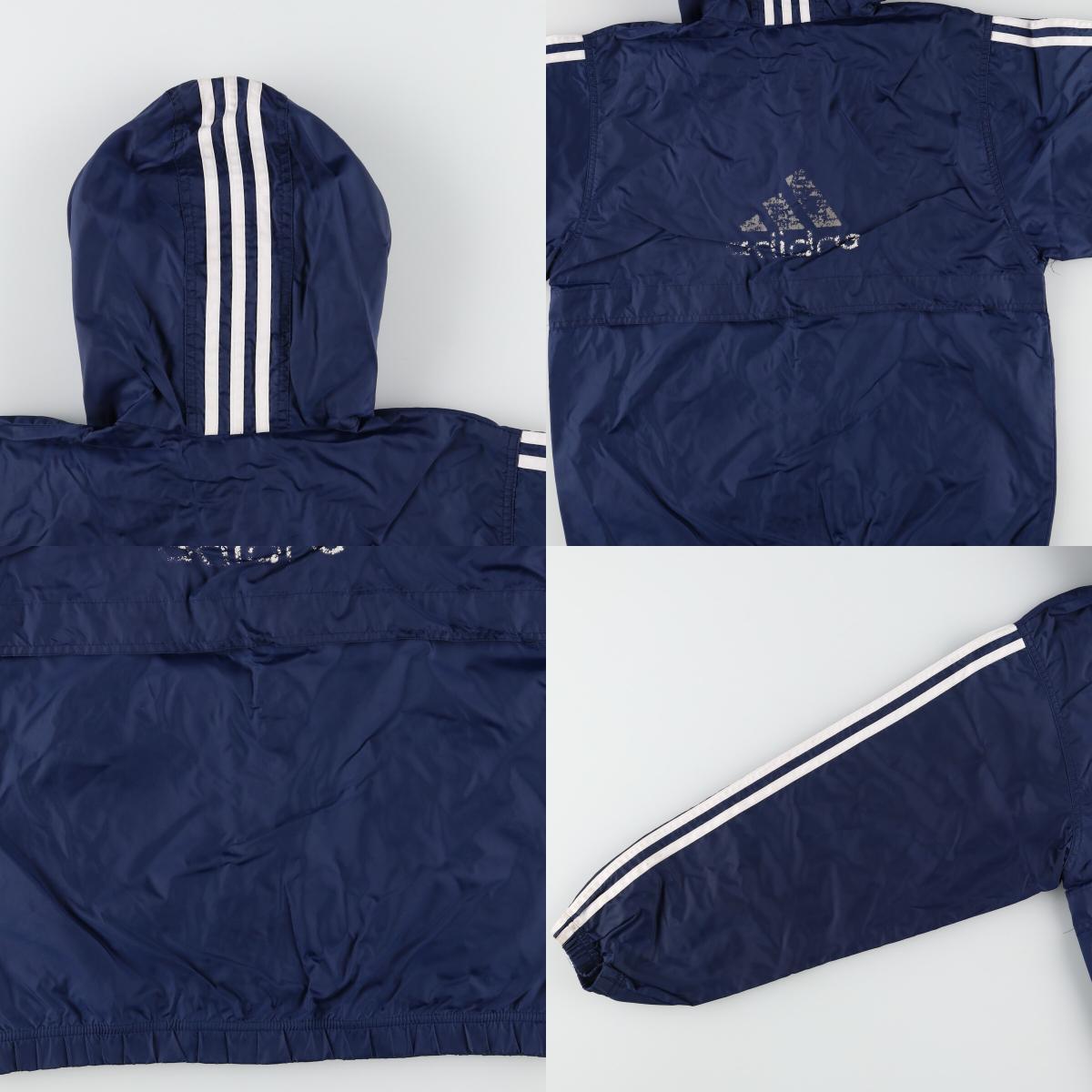 古着 90年代 アディダス adidas バックロゴ ナイロンパーカー メンズM ヴィンテージ /eaa407545_画像8