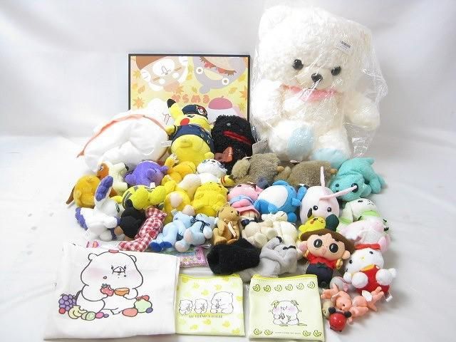 【同梱可】中古品 ホビー ポケットモンスター ピカチュウ デジモンアドベンチャー おじゃる丸 他 ぬいぐるみ ストラ_画像1