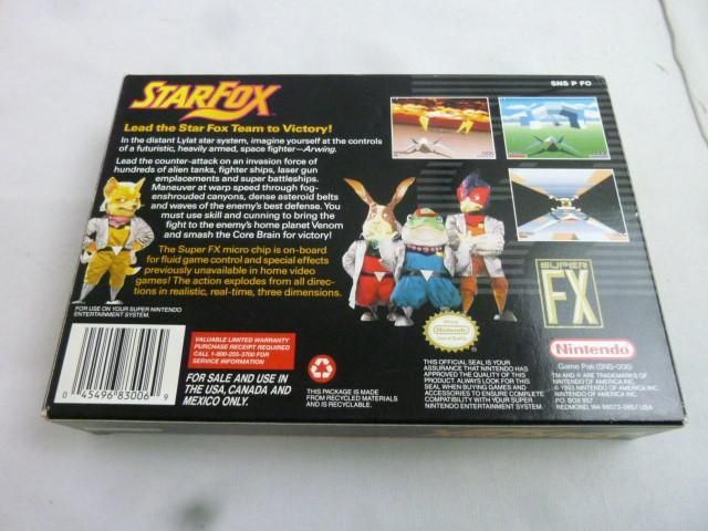 【同梱可】中古品 ゲーム スーパーファミコン ソフト SNES STARFOX スターフォックス 海外版 取扱説明書 箱あり_画像2