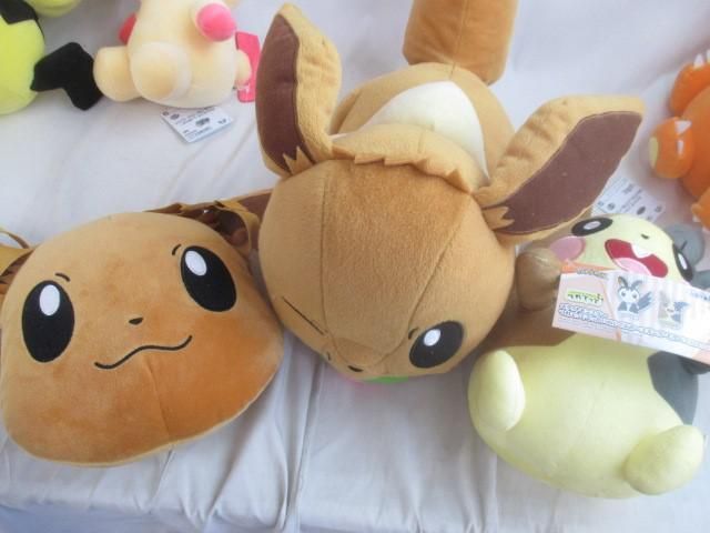 【同梱可】中古品 ホビー ポケットモンスター のみ ぬいぐるみ グッズセット イーブイ ピチュー ヒメグマ プラスル_画像4