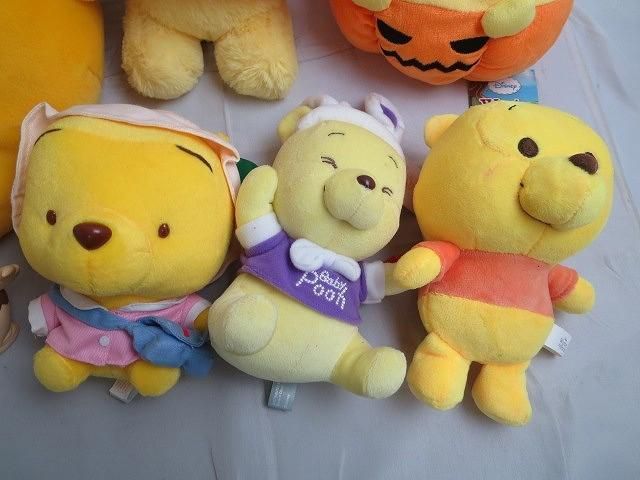 【同梱可】中古品 ディズニー プーさん ハロウィン ぬいぐるみ ティッシュケース 等 グッズセット_画像4