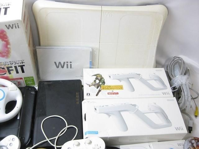 【まとめ売り 動作未確】 ゲーム Wii U 本体 WUP-010 ブラック 動作品 コントローラー 周辺機器 スプラトゥーン 他_画像3