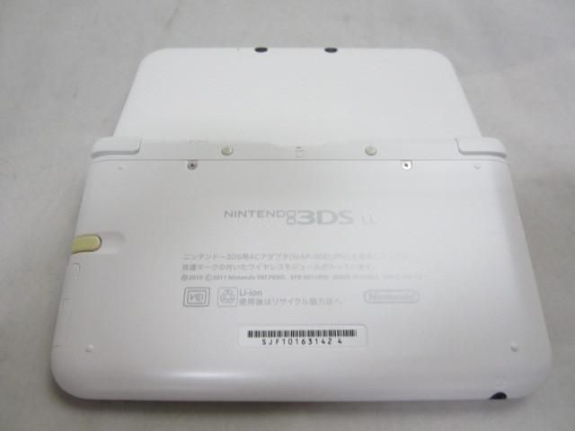 【同梱可】中古品 ゲーム ニンテンドー3DS LL 本体 SPR-001 ホワイト 動作品 取扱説明書 充電器付き_画像5