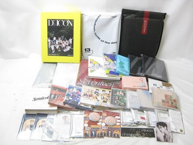 【同梱可】中古品 韓流 SEVENTEEN ウジ BIRTHDAY PACKAGE Dicon ISSUE N°12 Attacca Semicolon CD 缶バッジ 等 グッ_画像1